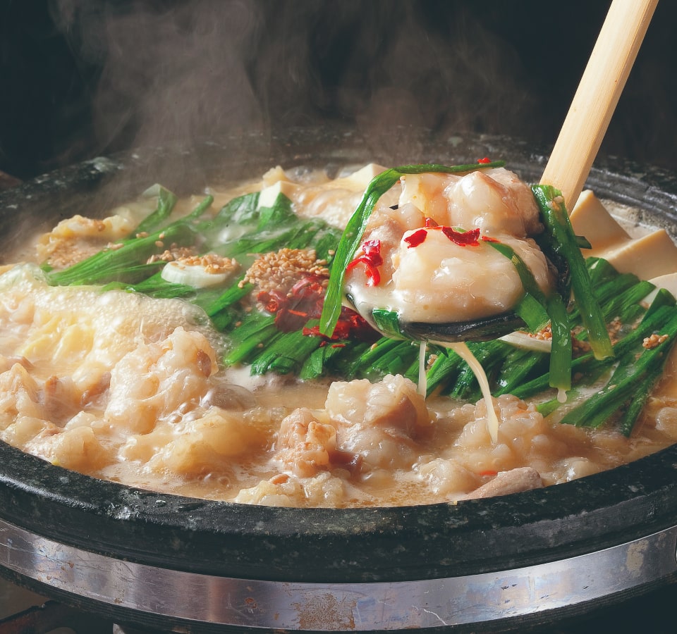 人気急上昇中 数種類の今日味噌をブレンド コクもある もつ鍋 秘伝味噌味